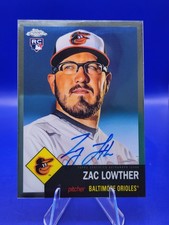 Zac Lowther 2022 Topps Chrome Platinum Anniversary #CPA-ZL Autographs