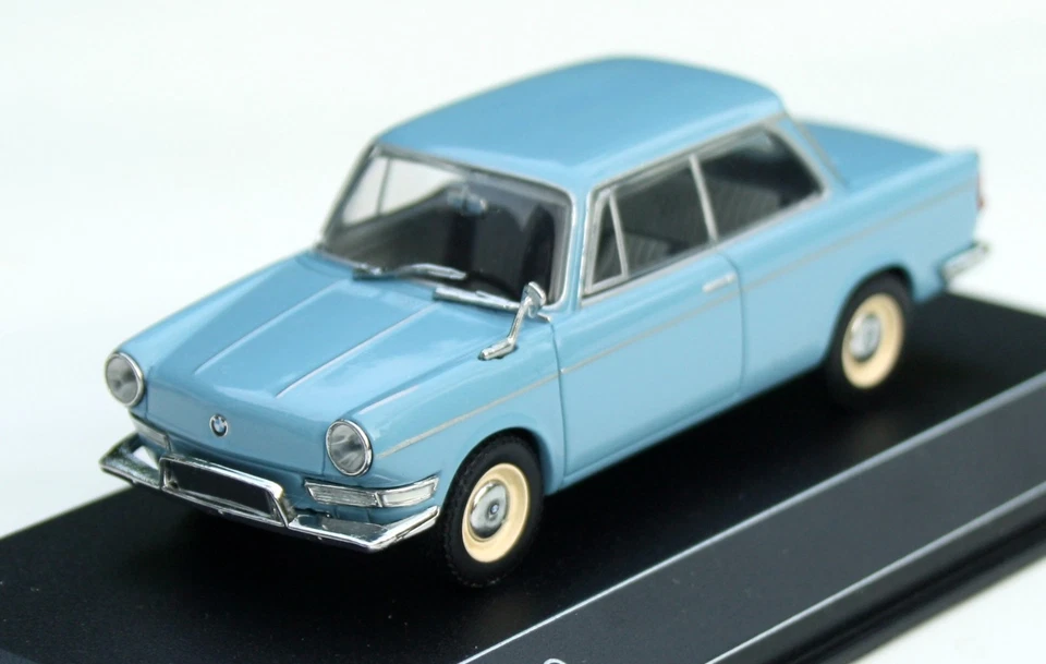 BMW 700 LS Lusso Anno 1962-1965, Celeste, Modello Minichamps In M. 1:43, OVP - Immagine 2 di 4