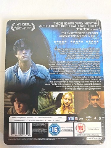 BRICK ( 2005 ) BLU-RAY LIMITED EDITION STEELBOOK, BRAND NEW SEALED - Picture 6 of 17