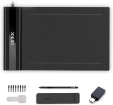 Drawing Tablet, S640 Digital Graphics Tablet, 6X4 Inch Ultra-Thin Portable OSU