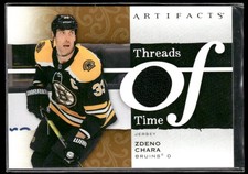 2021-22 Upper Deck Artifacts Zdeno Chara Threads of Time Jersey #TT-ZC Bruins