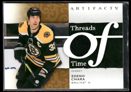 Zdeno Chara #TT-ZC 2021 Upper Deck Artifacts Threads of Time card