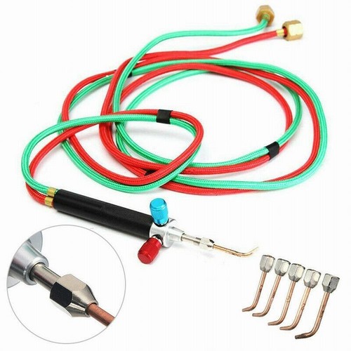 Antorcha de soldadura de gas oxígeno soldador de acetileno butano + 5 boquillas kit de corte - Útil - Imagen 20 de 24