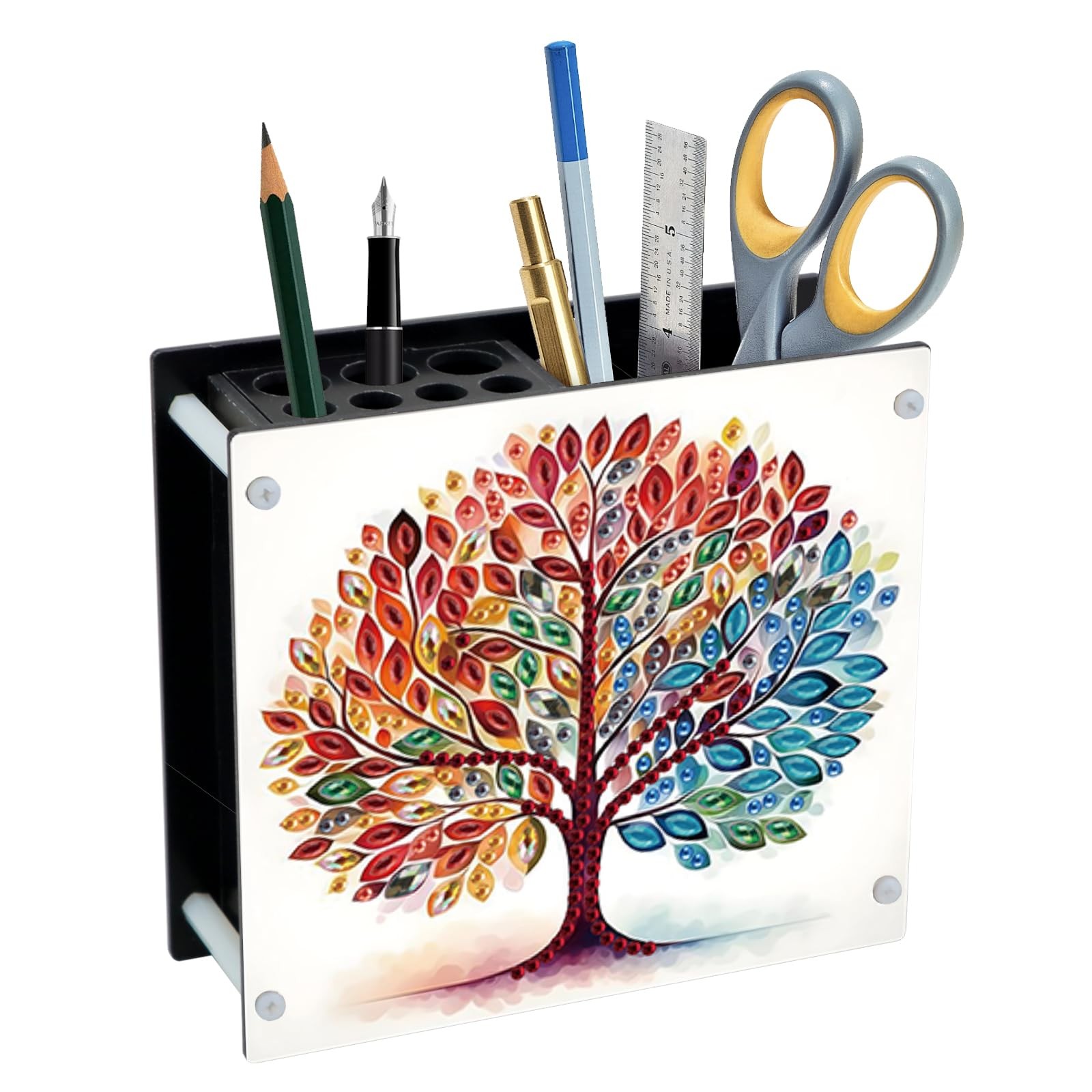 Porte-stylo diamant painting arbre de vie pour votre coin scrapbooking