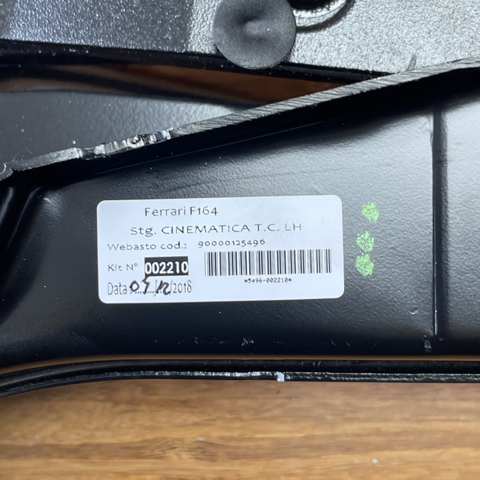 2018-2024 Ferrari Portofino F164 Rear Left Driver Side Trunk Lid Hinge OEM