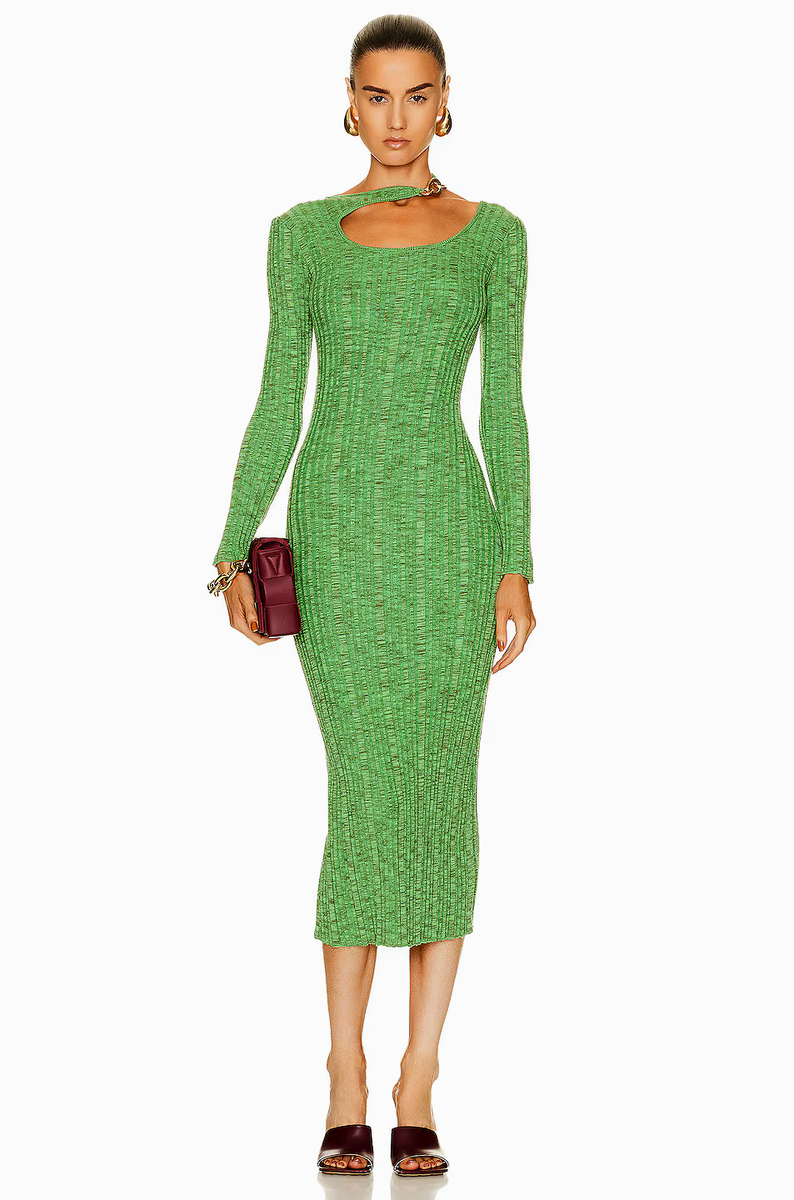 CULT GAIA EBBA EMERALD GREEN CUT OUT KNIT LONG DRESS SIZE L $448 | eBay CULT GAIA EBBA EMERALD GREEN CUT OUT KNIT LONG DRESS SIZE L $448 | eBay