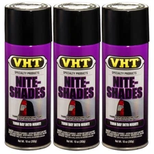 VHT Lens Paint SP999 (3-PACK); Nite-Shades 11oz Aerosol Transparent Black
