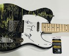 EMPEROR SIGNED CUSTOM ELECTRIC GUITAR IHSAHN SAMOTH TRYM VERY RARE JSA COA — photo 2