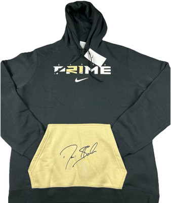 NWT Nike Men's Coach Prime 2.0 Black Club Deion Sanders Hoodie Sweatshirt Sz L 