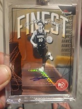 Topps Finest 2025-26 Zaccharie Risacher Atlanta Hawks Autographs FAU-ZR