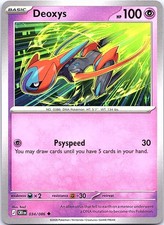 Deoxys Chaos Rising 034/086 Uncommon Pokemon Near Mint Pokemon Card