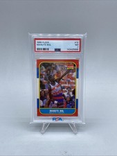 1986 Fleer Manute Bol #12 Bullets Psa 7 NBA
