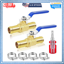 5/8 Heater Hose Shut off Valve, 2Pack In-Line Shut off Valve for 5/8  Heater Hos
