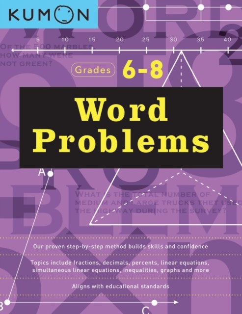 Word Problems Grades 6-8 (Kumon Math Workbooks) by Kumon (PB 2019) - Image 5