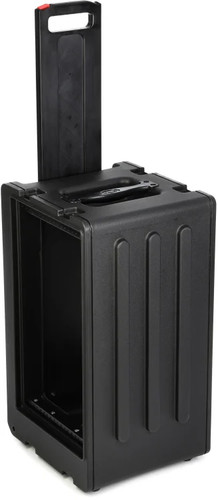 SKB rSeries Shallow Rolling Rack Roto-molded Case - 6U