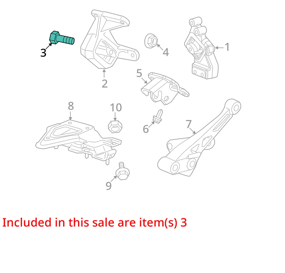 CHRYSLER CABEZA HEXAGONAL PERNO Y ARANDELA 6101557 NUEVO OEM 6101557 Foto 2 de 3