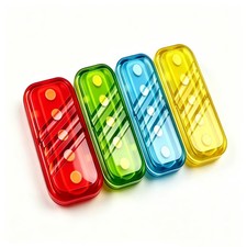 PMMA Schiebekarte Fidget Toy EDC Stressabbau Clicker Schreibtisch Spielzeug