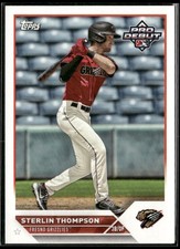 2023 Topps Pro Debut #PD-185 Sterlin Thompson