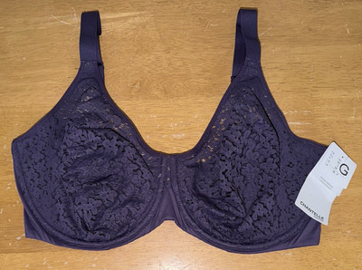 New CHANTELLE C13F10 Norah Comfort Underwire Bra 38G DDDD Fatal Violet $88 NWT