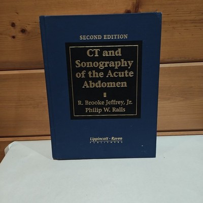Ct and Sonography of the Acute Abdomen 0781702879 2nd Second Edition 1996