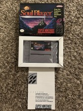 Soul Blazer (Super Nintendo SNES) Boxed Game Cartridge NTSC-U/C