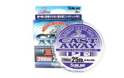 Sunline P.E Linie Cast Away 200m P.E 2 25lb (4890)