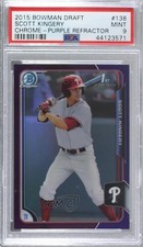 2015 Bowman Draft Chrome Purple Refractor /250 Scott Kingery #138 PSA 9 MINT g6p
