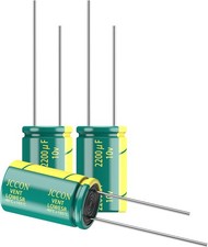 10 Pack 10V 2200uF Low ESR Electrolytic Capacitors 10x17mm 10Volt 2200MFD High