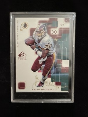 Brian Mitchell Autographed Redskins Card