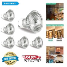 6 Pack GU10 Bulb 120V 50W Light Bulbs for Candle Warmer Lamp, GU10 C, MR16 New