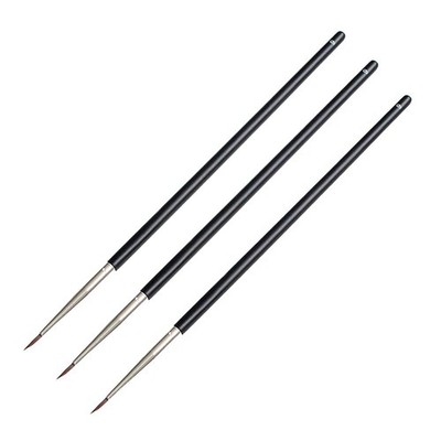 3 Pcs Fine Eyeliner Brush EyeLiner Applicator Makeup Brush Makeup Tools Wand,...