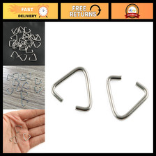 100-Pack Triangle Open Split Rings 13x10mm Metal for Jewelry Making Craft