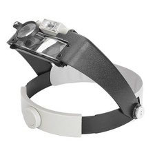 Headband Magnifier Glasses with LED Light,1.5X 3X 8.5X 10X Head Mount Magnifi...