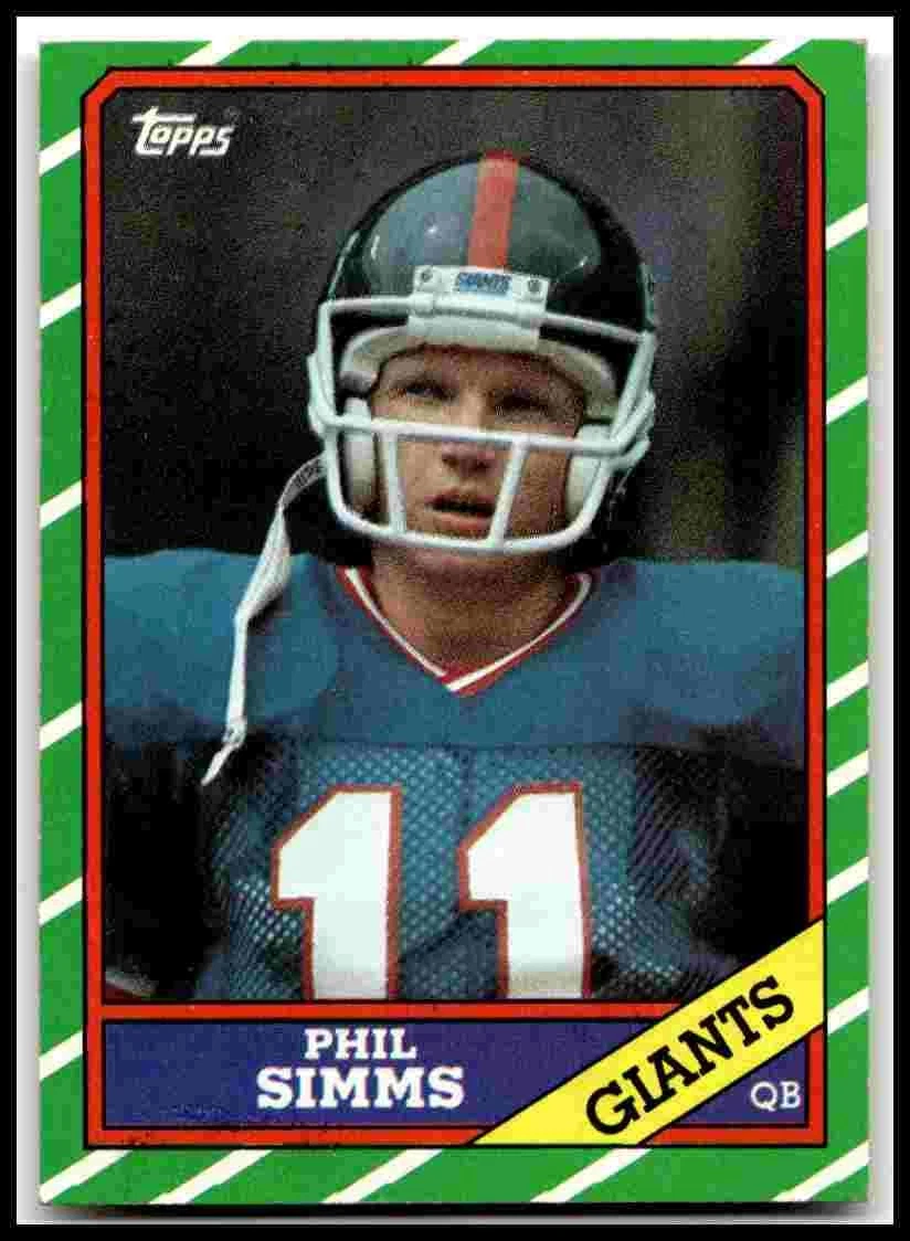 1986 Topps #138 Phil Simms