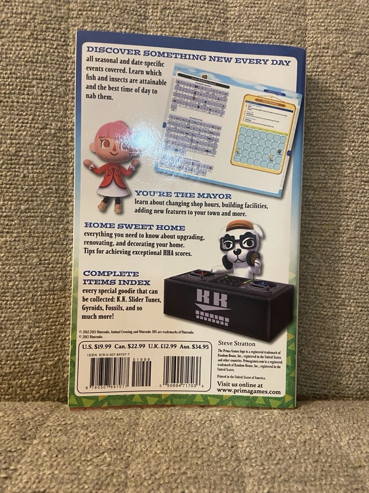 Animal Crossing New Leaf Official Prima Strategy Guide Book Nintendo 3DS - Image 2 of 2