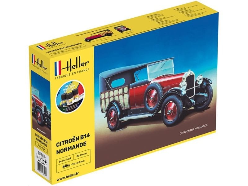 Citroen B14 Normande HELLER 1/24 kit plastique pour vos weekends créatifs