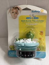 Safety 1st Bath Thermometer Buddy Rubber Frog Toy Playsafe Water Kids Baby