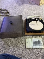 Vintage Sylvania Garrard 2025 Turntable Record Player with Lid Parts Only