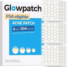 Bulk hydrocolloid acne patches assorted sizes