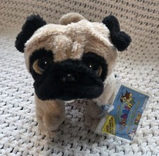 Webkinz Pug Plush Ganz Sealed Tag Unused Code Stuffed Animal Dog Puppy NEW