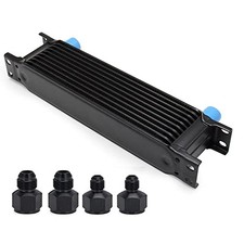 10 Row An10 10an Transmission Oil Cooler Kit Stacked Plate With 6an 8an 10 Row 10 Row An10 10an Transmission Oil Cooler Kit Stacked Plate With 6an 8an 10 Row