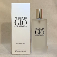 Giorgio Armani Acqua Di Gio Eau de Toilette TRAVEL Spray .5oz, 15ml New in Box