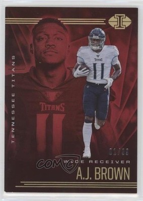 2020 Panini Illusions Trophy Collection Red 1/99 AJ Brown #97 u6m