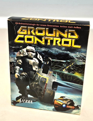 GROUND CONTROL (PC,2000,DEU/ENG) BIG BOX, CIB, TOP ZUSTAND, SIERRA, RTS