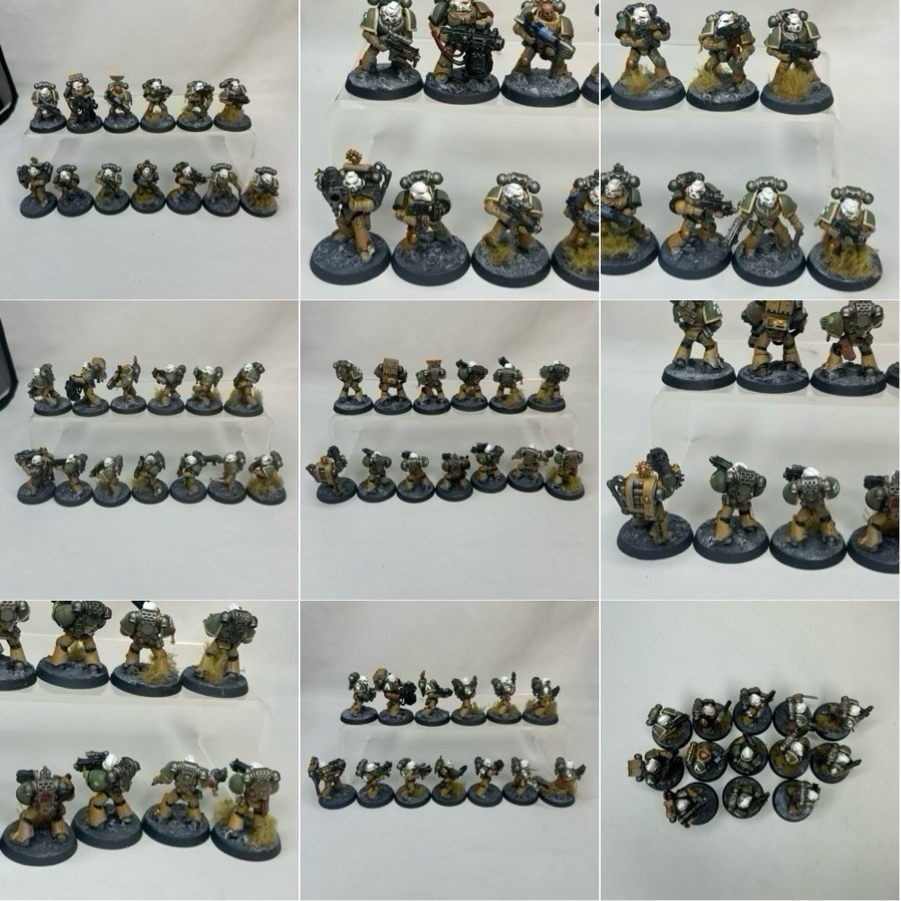 Warhammer 40K Space Marines Huge Painted Army 5,000pts Bundle Rare ...