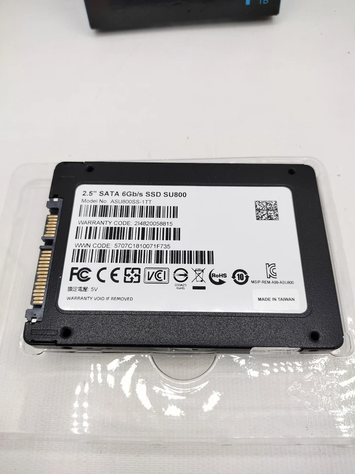 ADATA 1 TB  2.5" SSD SU800, Model (ASU800SS-1TT) 6 Gb/s - Image 2 of 2
