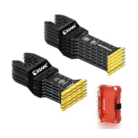 Ezarc Multitool SäGebläTter Titan 12Tlg Oszillierend Standard Extra Lang