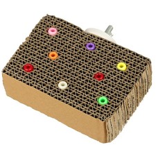 Super Bird Creations SB1216 Cardboard Treat Block - Small, Multi-Color