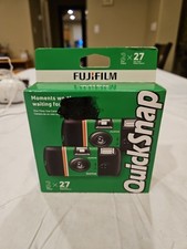 Fujifilm QuickSnap Flash Camera 2 cameras total 27 exp each Exp 5/2027 New