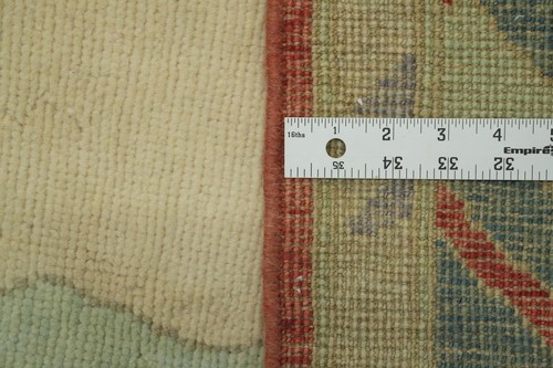 Handmade Transitional Oushak Turkish Area Rug 6x8 Ft Vegetable Dye Wool Carpet - Picture 14 of 14